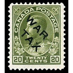 canada stamp mr war tax mr2c war tax 20 1915 M F VF 043