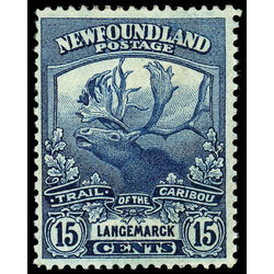 newfoundland stamp 124 langemarck 15 1919 M F VF 008