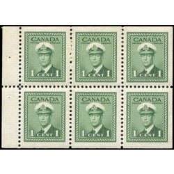 canada stamp bk booklets bk32d king george vi in navy uniform 1942