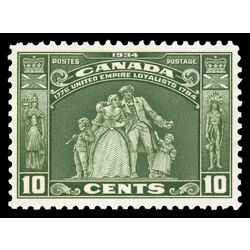 canada stamp 209 loyalists statue 10 1934 M VFNH 026
