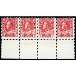 canada stamp 106ii king george v 2 1912 PL A87 003
