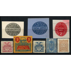 united states 8 different stamps