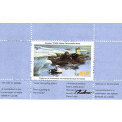 canadian wildlife habitat conservation stamp fwh18d king eider duck 8 50 2002