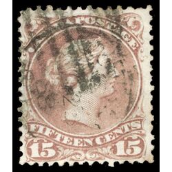 canada stamp 29 queen victoria 15 1868 U F 033