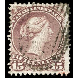 canada stamp 29 queen victoria 15 1868 U F 034