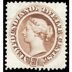 newfoundland stamp 29 queen victoria 12 1894 M VF 009