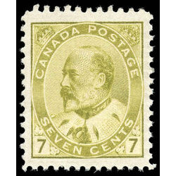 canada stamp 92ii edward vii 7 1903 M VF 010