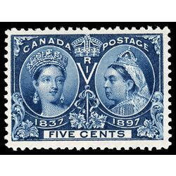 canada stamp 54 queen victoria diamond jubilee 5 1897 M VFNH 067