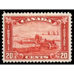canada stamp 175 harvesting wheat 20 1930 M VF 038