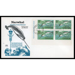 canada stamp 480 narwhal 5 1968 FDC LL 017