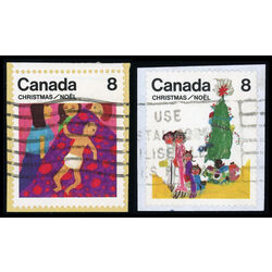 canada stamp 677at1 child family christmas 1975 U VF 003