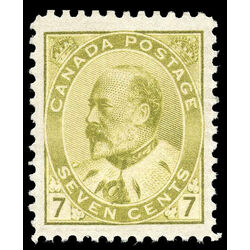 canada stamp 92ii edward vii 7 1903 M VF 010
