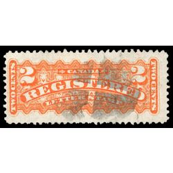 canada stamp f registration f1d registered stamp 2 1875 U F VF 016