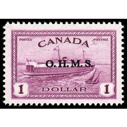 canada stamp o official o10 train ferry 1 00 1949 M VFNH 025