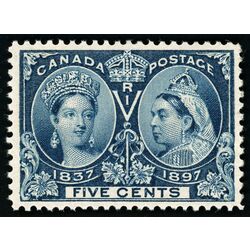 canada stamp 54 queen victoria diamond jubilee 5 1897 M VFNH 069