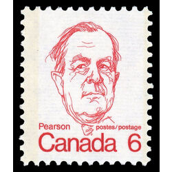 canada stamp 591v lester b pearson 6 1973