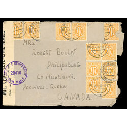 germany 1946 censorship cover