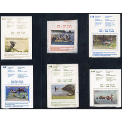6 canada wildlife habitat conservation stamps
