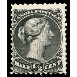 canada stamp 21c queen victoria 1868 M F 012