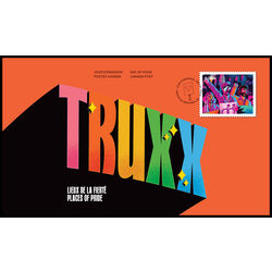canada stamp 3495 fdc places of pride truxx 2025