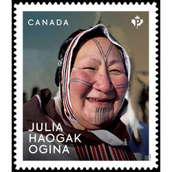 canada stamp 3498i julia haogak ogina 2025