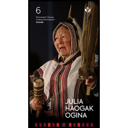 canada stamp 3498a julia haogak ogina 2025