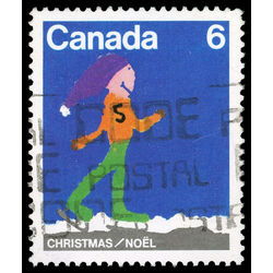 canada stamp 675t1 skater 6 1975 U VF 001