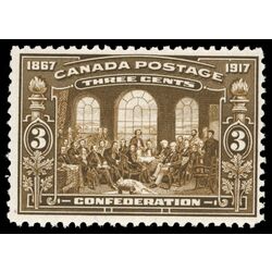 canada stamp 135 fathers of confederation 3 1917 M F VFNH 050