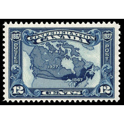 canada stamp 145 map of canada 1867 1927 12 1927 M VFNH 024
