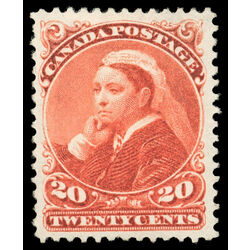 canada stamp 46 queen victoria 20 1893 M VF 068