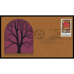 canada stamp 537 autumn 7 1971 FDC PC 008