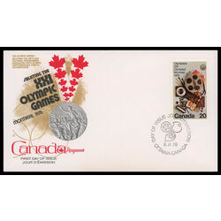 canada stamp 684 communications 20 1976 FDC PC 006