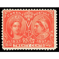 canada stamp 59 queen victoria diamond jubilee 20 1897 M FNG 078