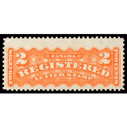 canada stamp f registration f1 registered stamp 2 1875 M VFNH 040