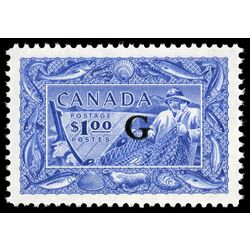 canada stamp o official o27 fisherman 1 00 1951 M XFNH 013
