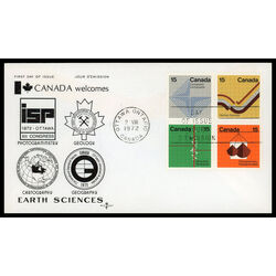 canada stamp 585a earth sciences 1972 FDC 005