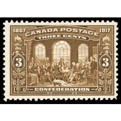 canada stamp 135 fathers of confederation 3 1917 M VFNH 052
