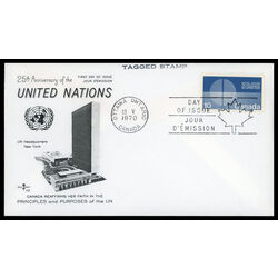 canada stamp 513p energy unification 10 1970 FDC 005