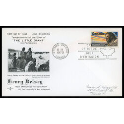 canada stamp 512 henry kelsey 6 1970 FDC PC 016