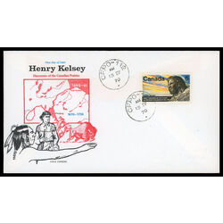 canada stamp 512 henry kelsey 6 1970 FDC PC 017