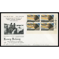 canada stamp 512 henry kelsey 6 1970 FDC LR 021