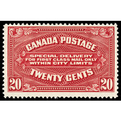 canada stamp e special delivery e2 special delivery stamps 20 1922 M F VFNH 030