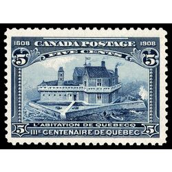 canada stamp 99 champlain s habitation 5 1908 M VF 086