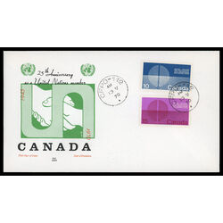 canada stamp 513 4 fdc united nations 1970 FDC COMBO 004