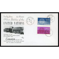 canada stamp 513 4 fdc united nations 1970 FDC COMBO 005