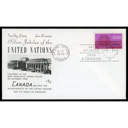 canada stamp 514 energy unification 15 1970 FDC PC 010