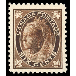 canada stamp 71 queen victoria 6 1897 M XFNH 053