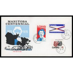 canada stamp 515 louis riel 6 1970 FDC COMBO 016