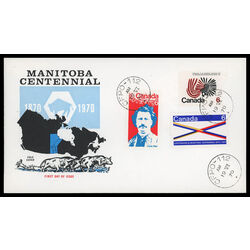 canada stamp 515 louis riel 6 1970 FDC COMBO 017