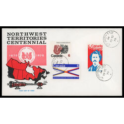 canada stamp 515 louis riel 6 1970 FDC COMBO 018